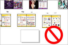 印刷文件置于頁面示意圖